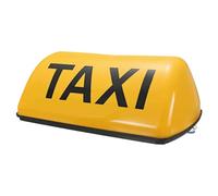 Taxi Sign for Car Roof with LED Light, Self-Adhesive Bright Yellow Taxi Light Top Sign with Plug, Easy to Mount Cab Meter Lamp for Vehicle Identification, Car Supplies