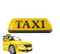 Taxi Signs Cars - Vintage Roof Display, Lamp Illuminated Cab, Identifier Bright Visibility, Twelve Volt Vehicle, Transport Professional | Ride for Services Light Enhancing Passenger Night
