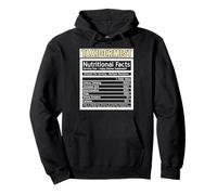 Taxidermist Nutrition Facts Funny Critical Skill Label Pullover Hoodie