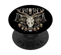 Taxidermist Taxidermy Deer Skull Pattern PopSockets Swappable PopGrip