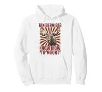 Taxidermists Know How To Mount Funny Moose Hunter Pullover Hoodie