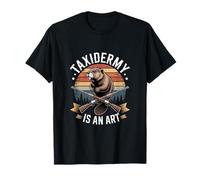 Taxidermy is an Art Beaver Hunting Sunset T-Shirt