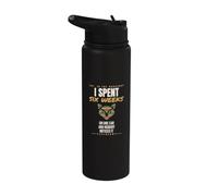 Taxidermy - Six Weeks On One Ear - Taxidermist Workshop Stainless Steel Insulated Water Bottle