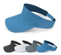 Taximi Sports Sun Visor for Women Men, Adjustable UV Protection Visor Hats, Moisture Wicking Running Caps for Golf, Running, Pickleball, Daily Wear (Blue)