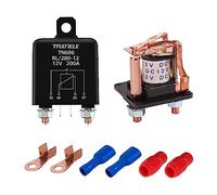 TAXNELE High Current Relay 100A/120A/200A 12V/24V Automatic Spst Silver Tin Oxide Contact Relay for Truck Boat Marine