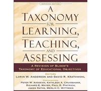 Taxonomy for Learning, Teaching, and Assessing, A: A Revision of Bloom's Taxonomy of Educational Objectives, Abridged Edition