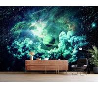 Taxpy 3D Panoramic Custom Wallpaper Mural, Clouds Planet,430x300cm Photo Wallpaper 3D Effect, Poster Decoration for Bedroom Living Room Corridor