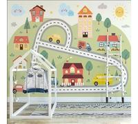 Taxpy Custom 3D Photo Mural Wallpaper Guitar Music Equipment Cartoon 3D Stereo Background Wall Home Decoration Painting Wallpapers-400X280Cm