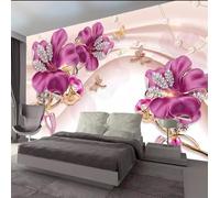 Taxpy Custom Mural Wallpaper 3D Stereoscopic Flower Living Room Tv Background Wall Decorative Wall Painting Photo Wallpaper-300X210Cm