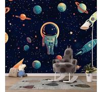 Taxpy Custom Photo Mural Wallpaperastronaut Wallpaper Home Decoration Bedroom Sofa Background Wall Photo Galaxy Mural Wallpaper Living Room Decor Wallpapers-200X150Cm