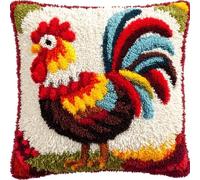 Taxpy Latch Hook Kit, Rooster 17X17In
