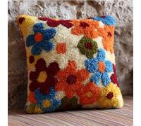 Taxpy Latch Hook Kits Small Flowers 17X17In