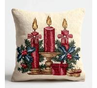 Taxpy Latch Hook Pillow & Cushion Kit for Adults Beginners - Christmas Pre-Printed Design 17×17 inch DIY Latch Hook Cushion Kit for Home Sofa Decor -19