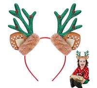 TAXTYHRE Christmas Headbands, Reindeer Headband, Reindeer Headband Headbands, Christmas Party Accessories, Christmas Decoration, Christmas Party Gifts, for Children and Adults (Green)