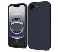 TAXXOE Silicone Case Compatible with iPhone 16e Case(2025) Soft Ultra Slim Protective Shockproof Liquid Silicone Phone Case,Anti-Scratch Microfiber Lining, 6.1" Midnight Blue