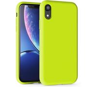 TAXXOE Silicone Case with iPhone XR Case Soft Ultra Slim Protective Shockproof Liquid Silicone Phone Case,Anti-Scratch Microfiber Lining,6.1 inch-Bright Yellow
