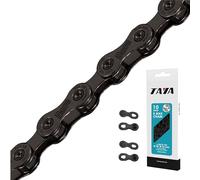 TAYA e-DECA-101 10-Speed Bike Chain, 136 Links, Titanium Black, Durable and Smooth Shifting, for E-Bike, Gravel and MTB