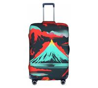 TAyang Volcano Bloom Print Luggage Cover Protector Waterproof Dustproof Stretchable Fits 18-32 Inch Suitcases