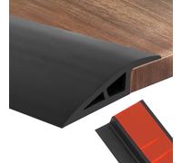 TayBong 1M Door Threshold Strips, Self-Adhesive Threshold Strips for Doorways PVC Floor Transition Strip for Laminate Flooring & Carpet Edging