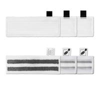 TayBong 6 Pack Steam Cleaner Accessories Set, Microfiber Mop Cloth Pads Set Accessories for Karcher Steam Cleaner Easyfix SC1 SC2 SC3 SC4 SC5(White)