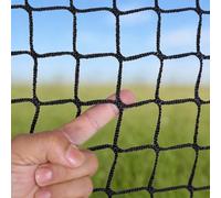 Taybong Safety Net, Child & Pet Protection Net - Heavy Duty Balcony Net, Stair Gate Net, Loft Bed Guard Rail, Garden Fence Mesh - High Strength Knotless Polyester Railing Barrier, Black （1x3m）