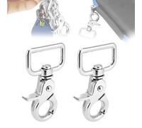 TAYCZGQL 2 Pcs Trigger Snap Hooks Heavy Duty Rein Clips with Trigger Snap Hooks & Swivel Lever Premium Stainless Steel Eye Snaps Set Durable Horse Tack Accessories for Secure Fastening