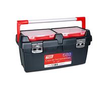 Tayg 167003 Plastic-Aluminium Tool Box mod. 600, Black, 600 x 305 x 295 mm