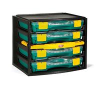 TAYG 301001 Multibox 1 Set of 4 Boxes No. 22 335 x 250 x 275 mm Yellowish Green