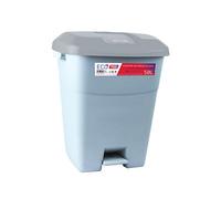 Tayg 434068 - Waste Container with Pedal, Grey Base and Grey Lid, 50 Litres