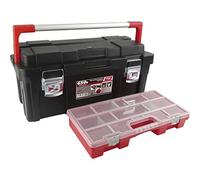 Tayg 8910188 Plastic-Aluminium Tool Box mod. 650-E, Black