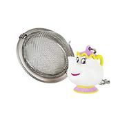 Taygate Beauty and The Beast Mrs. Potts Tea Infusers, Tea Steeper for Loose Tea, Cute Cartoon Stainless Steel Fine Mesh Tea Strainer with Gift Box by