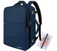 Taygeer for New Ryanair Cabin Bags 40x30x20 Underseat, Travel Backpack Cabin Size, Rucksack for Plane Hand Luggage Backpack, Ryan Air Cabin Bag 40x30x20 with Separate Shoe Pouch, Dark Blue