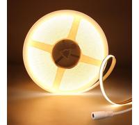 Tayire COB LED Strip Light DC24V Natural White 4000K, 10M 320LED/m CRI95+ 8mm Super Bright LED Flexible Light for Parties, Counters, Home Decoration (LED Strip Only)