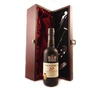 Taylor 20 year old Tawny Port 2005 37.5cl presented in a wooden box 1 x 375ml