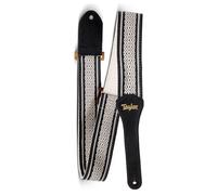 Taylor 4015 Academy Jacquard Cotton Strap 2in White/Black