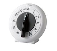 Taylor 5831N Precision Products Mechanical Long Ring Timer, Plastic, White