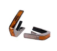 Taylor Black Chrome Finish Capo - Koa w/Black Taylor Logo