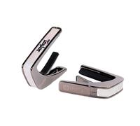 Taylor Black Chrome Finish Capo - White Pearl w/Black Taylor Logo