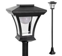 Taylor & Brown 1.5m Tall Solar Powered Lamp Post Light - LED Garden Lantern for Outdoor Lighting, Decorative Patio Lights for Pathway, Walkway, Driveway or Yard