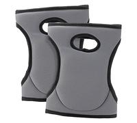 Taylor & Brown 1 Pair Gardening Knee Pads Soft Foam Knee Caps Garden Knee Protectors Protective Cushion With Double Straps For Garden Cleaning Work Scrubbing Floors (Grey)