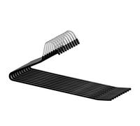 Taylor & Brown 10 Pack Non Slip Metal Trouser Hangers, 0.5Cm Slim Multi Slack Black Space-Saving Hangers For Pants, Jean, Shorts