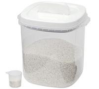 Taylor & Brown 10Kg Airtight Rice Storage Container With Lid & Measuring Cup, Bpafree Plastic, For Cereal, Flour, Pet Food