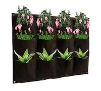 Taylor & Brown Wall Planting Bags 12 Pocket Wall Hanging Planter Planting Grow Bags Vertical Hanging Plant Bags Garden Wall Planter for Yard Garden Home Decoration