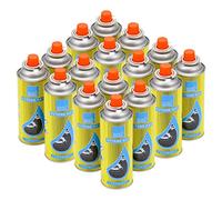 Taylor & Brown 16 Pack Butane Gas Bottles Canister Cartridge Canisters Cylinder | for Camping Stove Cooker, Heater, Barbecue or BBQ, Weed Burner, Kitchen Blow Torch