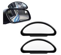 Taylor & Brown 2 Pack Blind Spot Mirrors, Large Adjustable Wide Angle Side Rear View Mirror Additional Security Safety Auxiliary Mirror for Universal Cars