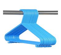 Taylor & Brown® 20 Blue Plastic Coat Hangers For Kids Clothes - Childrens Clothes Coat Plastic Hangers Hang Baby Child Children Kids Hanging Storage