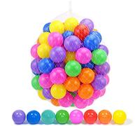 Taylor & Brown 200 Soft Plastic Mini Play Balls - Crush Proof, No Sharp Edges, Certified Non Toxic, Phthalate & BPA Free - Use in Baby Toddler Ball Pit, Play Tents & Tunnels Indoor & Outdoor