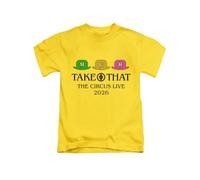 Taylor Brown 3 Hats Design, take pop that Iconic Icons Novelty Trendy Cool Fun Circus 2026 Gary Tee T-Shirt Funny Unisex T Shirt Top Yellow