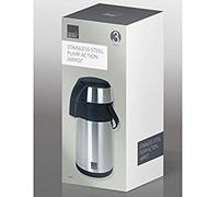 Taylor & Brown 3 Litre Stainless Steel Unbreakable Pump Action Airpot Tea Coffee