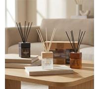 Taylor & Brown 3 x 40ml Air Fresheners for Home | Reed Diffusers Gift Set | Home Fragrance Lasts up to 4 Weeks - Room Diffuser Sticks | Cedarwood & Lavender, Sandalwood & Amber | Essential Oil Aroma